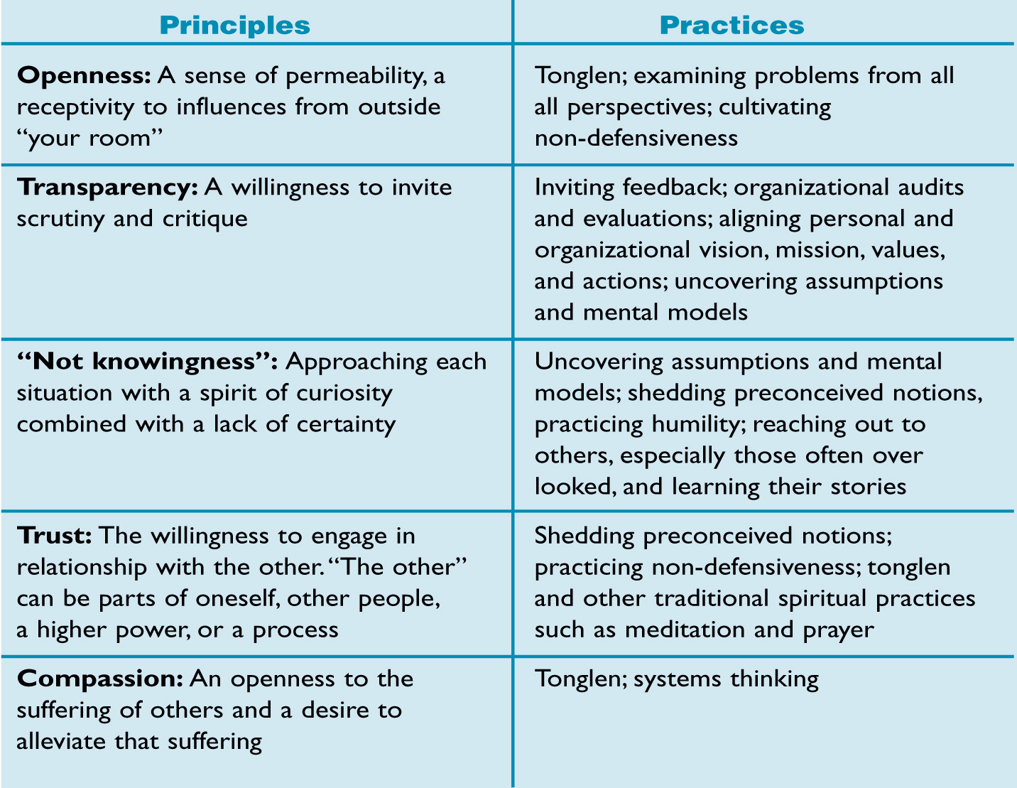 THE PRINCIPLES OF VULNERABILITY